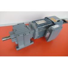 65 RPM  0,75 kW Asmaat 25 mm Brake  IE3. UNUSED 
